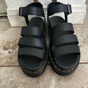 Dr. Martens Black Sandals